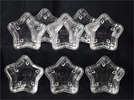 Set of 8 QUEEN ANNE Star Shaped Dishes