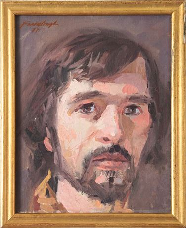 Gerald Fairclough "Self Portrait" 1977