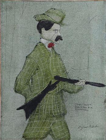 Alfred G. Huber - "Gentleman Dressed for Shooting"