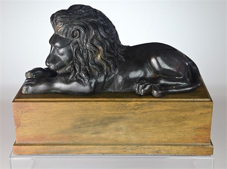 Bronze Lion Sculpture