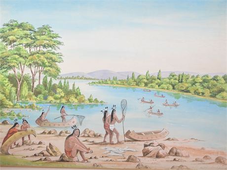 Painting After George Catlin