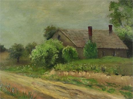 Early 20th Century Oil On Panel