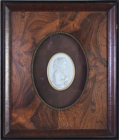 Framed 19th Century Cameo