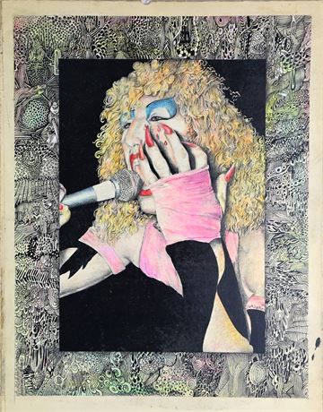 Portrait of D. Snyder (Twisted Sister) By Sue Zipkin