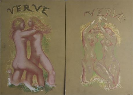 Pair of Maillol "Verve" Lithographs