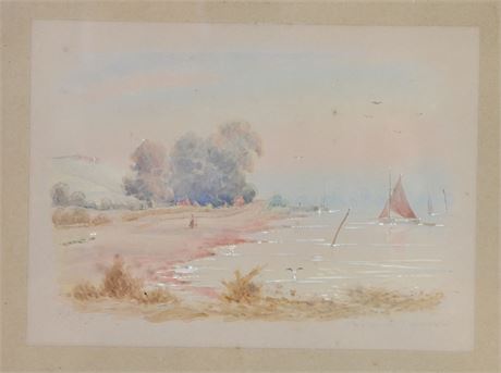 Paulsgrove, Portsmouth Original Watercolor