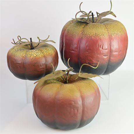 Rustic Stoneware Pumpkins