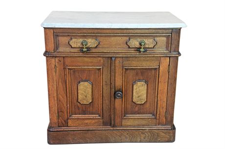 Antique Marble Top Commode