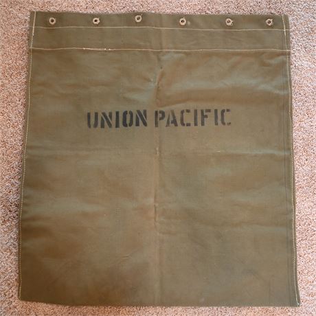 Antique Union Pacific Canvas Bag