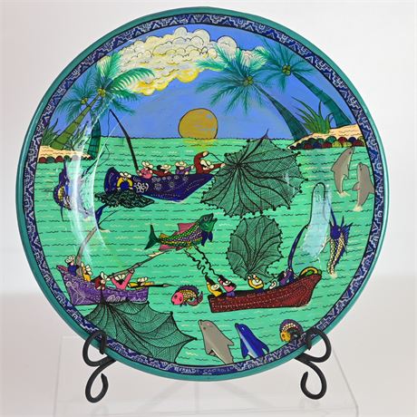 Hand Painted Decorative Platter