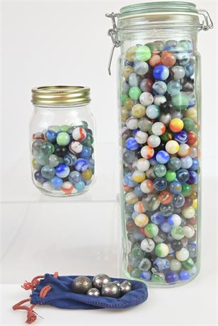 Collection of Antique Marbles