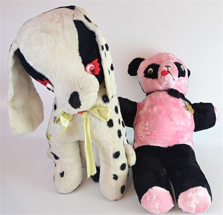 Pair of Vintage Stuffed Animals