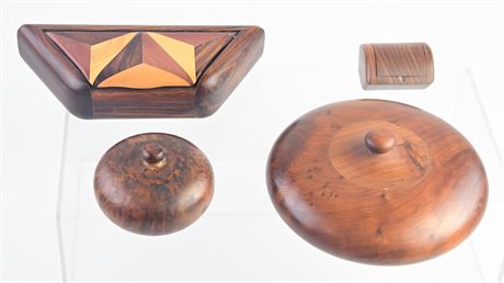 Artist Crafted Wood Boxes