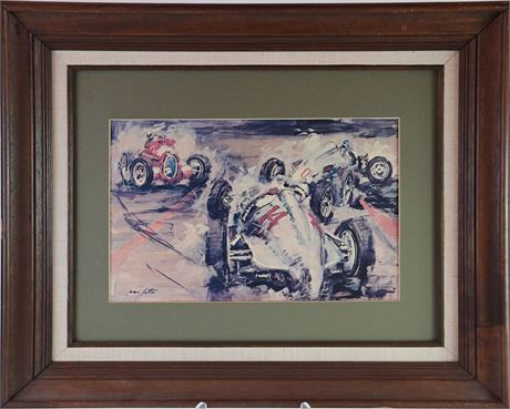 Vintage Racing Print