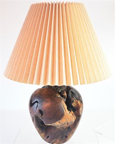 Mesquite Turned Lamp