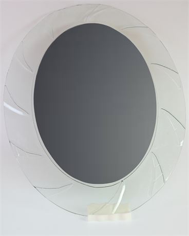 Glass Framed Mirror