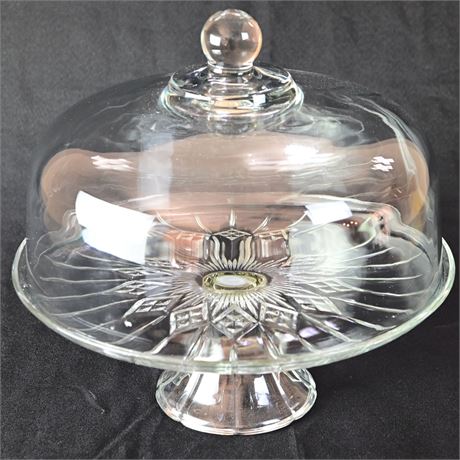 Glass Pedestal Cake Stand