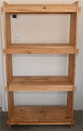 Collapsible Wood Shelf