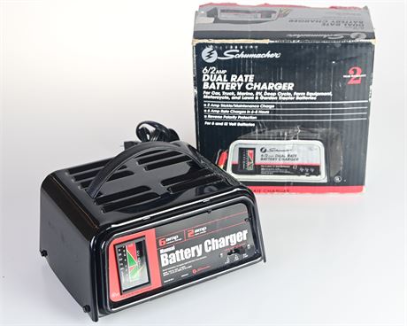 Schumacher 6/2 Amp Dual Rate Battery Charger