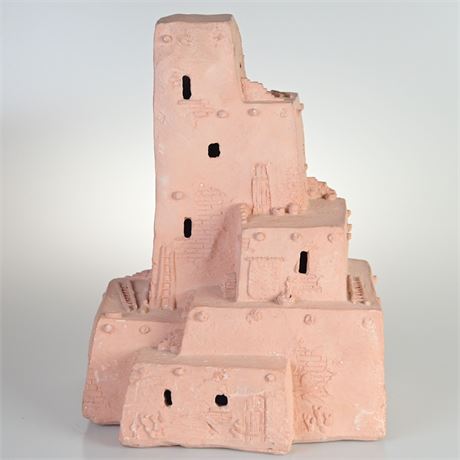 Ceramic Lighted Pueblo