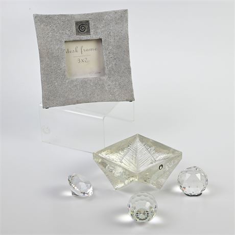 Crystal Paperweights +