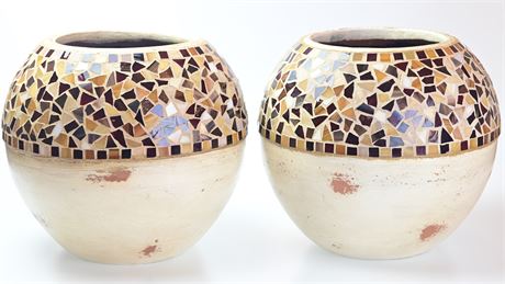 Pair of Terracotta Vases