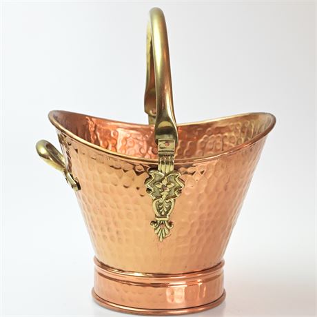 Hammered Copper Pail