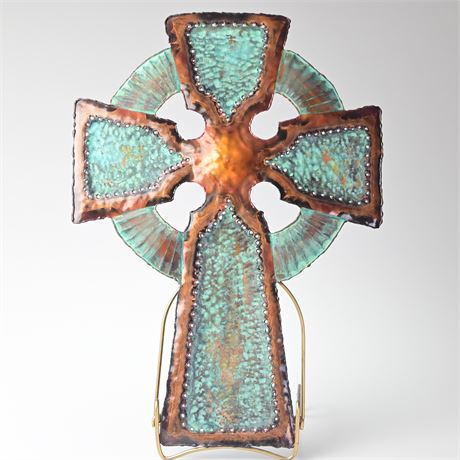 Punched Copper Cross