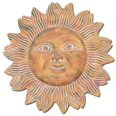 Large Clay Sun