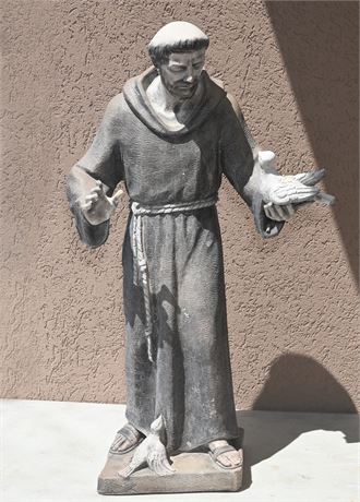 Concrete Saint Francis Sculpture