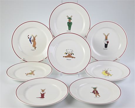 Reindeer Plates