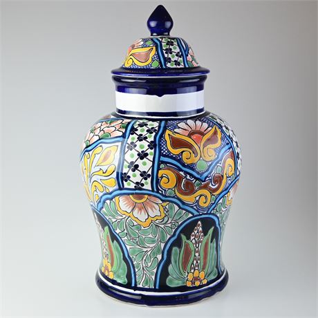 Talavera Jar With Lid