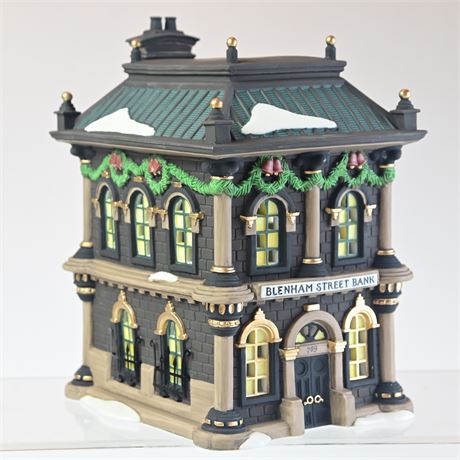 Dept. 56 " Blenham Street Bank" Dickens' Village Series