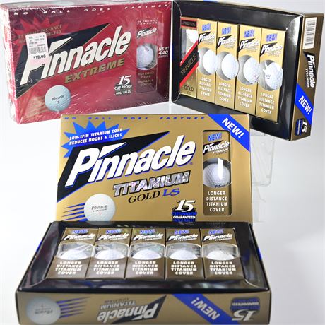 Pinnacle Titanium Extreme Gold Golf Balls