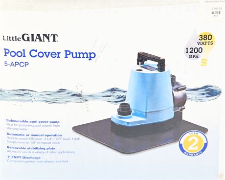 Little Giant Pool Cover Pump