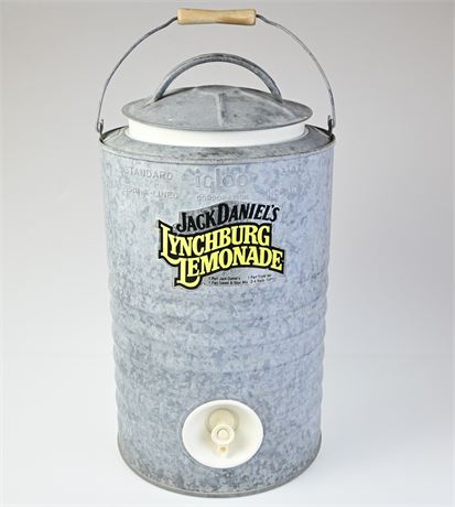 Vintage Jack Daniels Lynchburg Lemonade Galvanized Dispenser