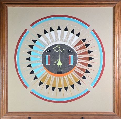 Large Navajo Sandpainting