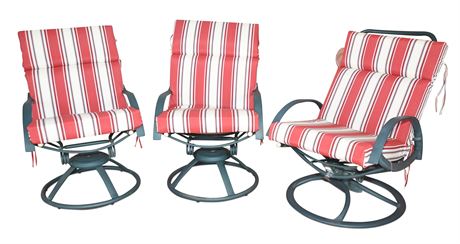 Set of 3 Patio Chairs