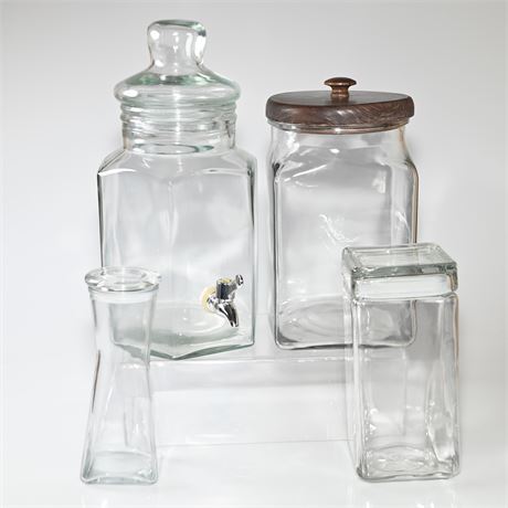 Glass Kitchen Accessories