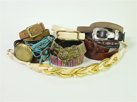 (10) Ladies Belts