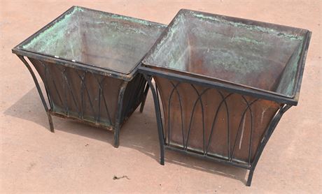 Pair of Iron Pots