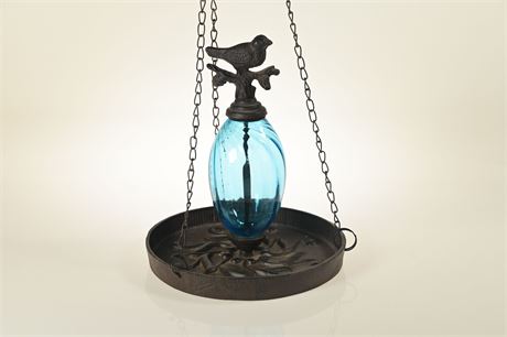 Wrought Iron Bird Feeder