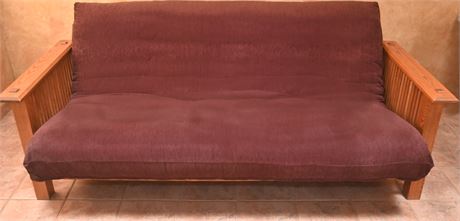 Solid Oak Mission Style Futon