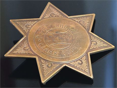 Obsolete Clark County Nevada Deputy Sheriff Badge