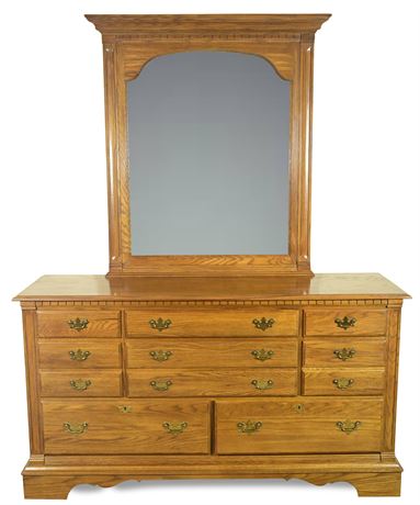 Pennsylvania House Oak Dresser with Mirror