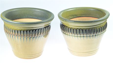 Pair of Clay Pots