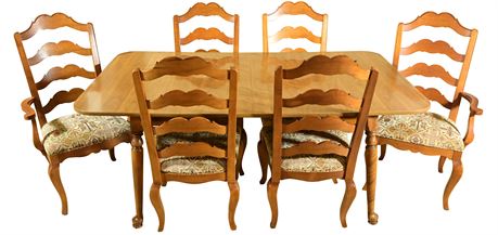 Ethan Allen Heirloom Drop Leaf Dining Set