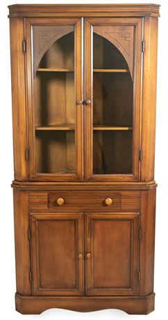 Gans Brothers Antique Corner Cabinet