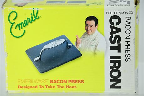 Cast Iron Emeril Bacon Press