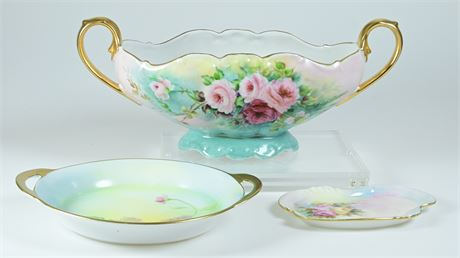 Bavaria, Limoges, & Meito Painted China